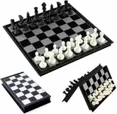 Ignitedminds I Premium Magnetic Educational Chess Board Set with Folding Chess Board Travel Toys for Kids and Adults