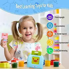 Talking Toy Flash Card for Kids 112 card Early Language 224 Words Education Learning Device