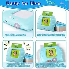 Talking Toy Flash Card for Kids 112 card Early Language 224 Words Education Learning Device