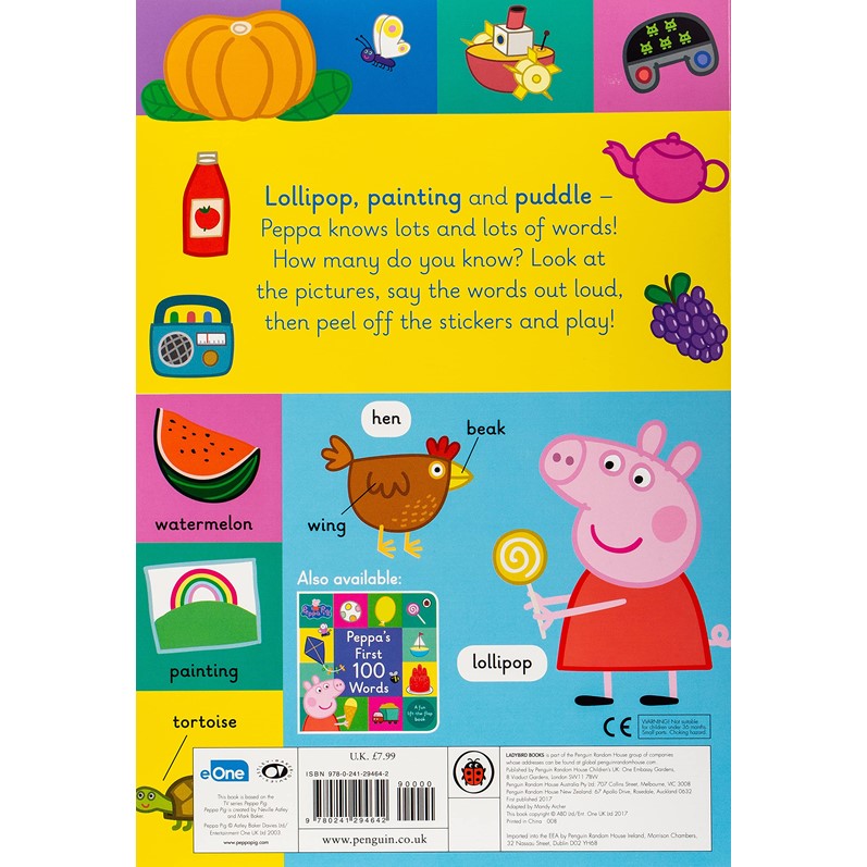 Ignited　Book　Words　Peppa　Pig:　–　1000　First　Sticker　Minds
